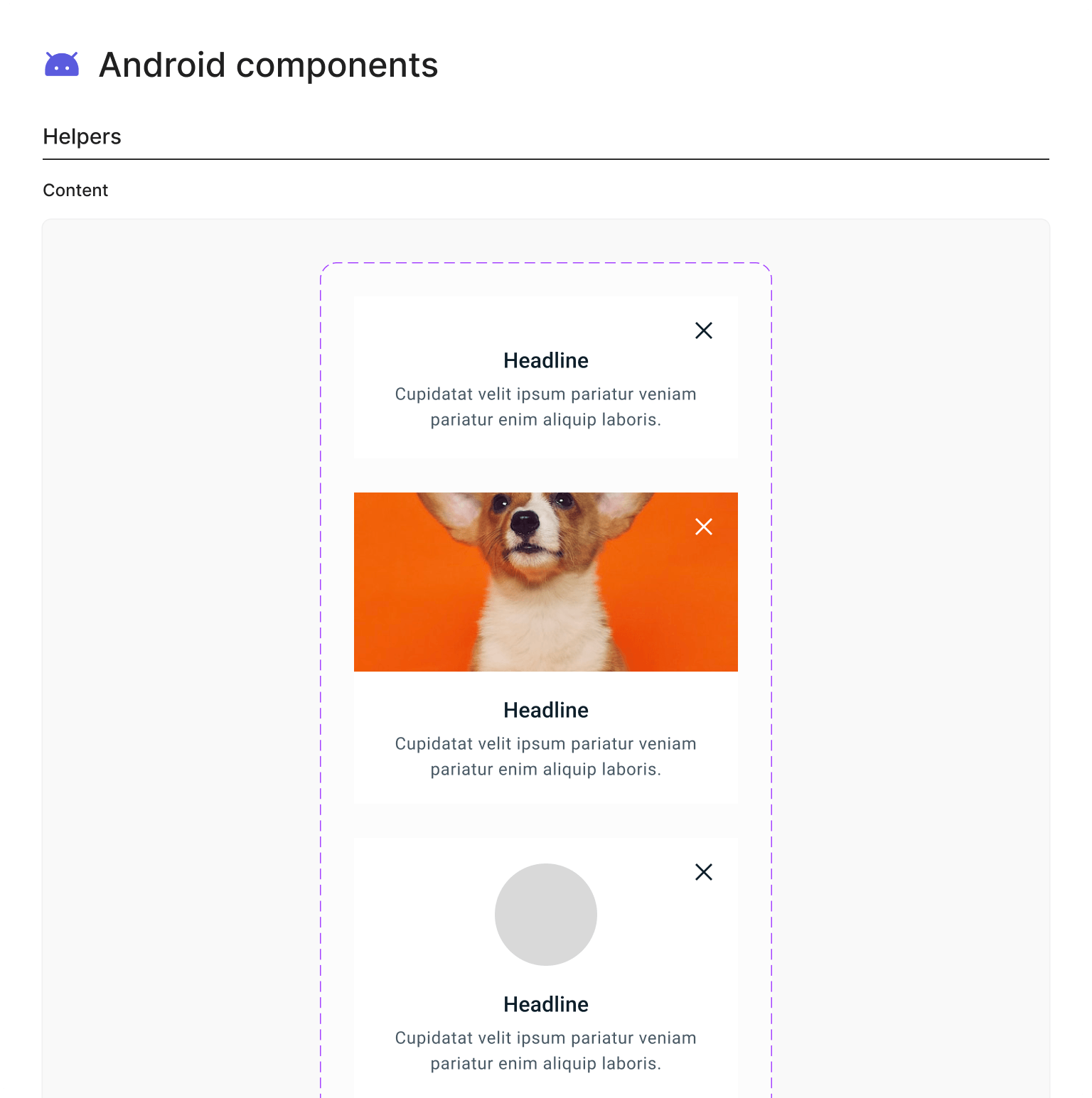 Android components